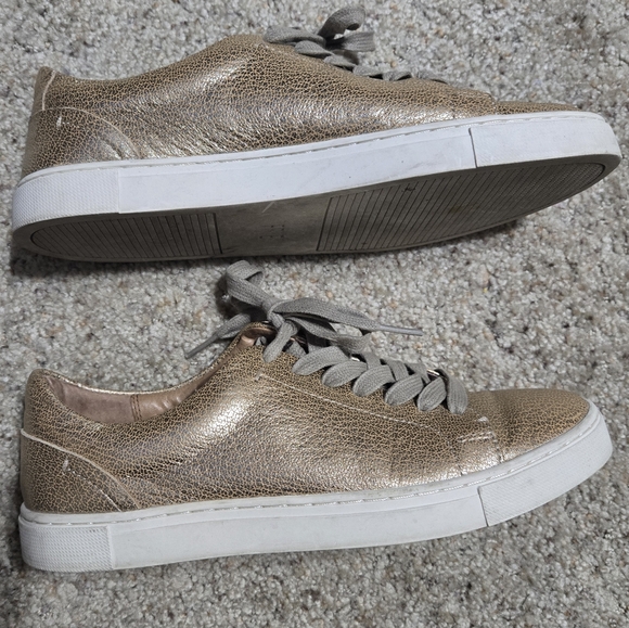 Frye Low Lace Sneakers Metallic - Picture 2 of 6